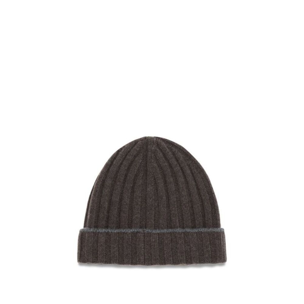 Brunello Cucinelli Brown Cashmere Men's Beanie